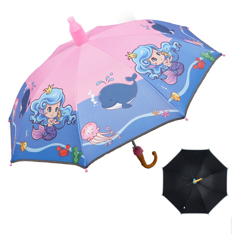  Set listos para la lluvia, botas, impermeable y paraguas de regalo para niños amarillo