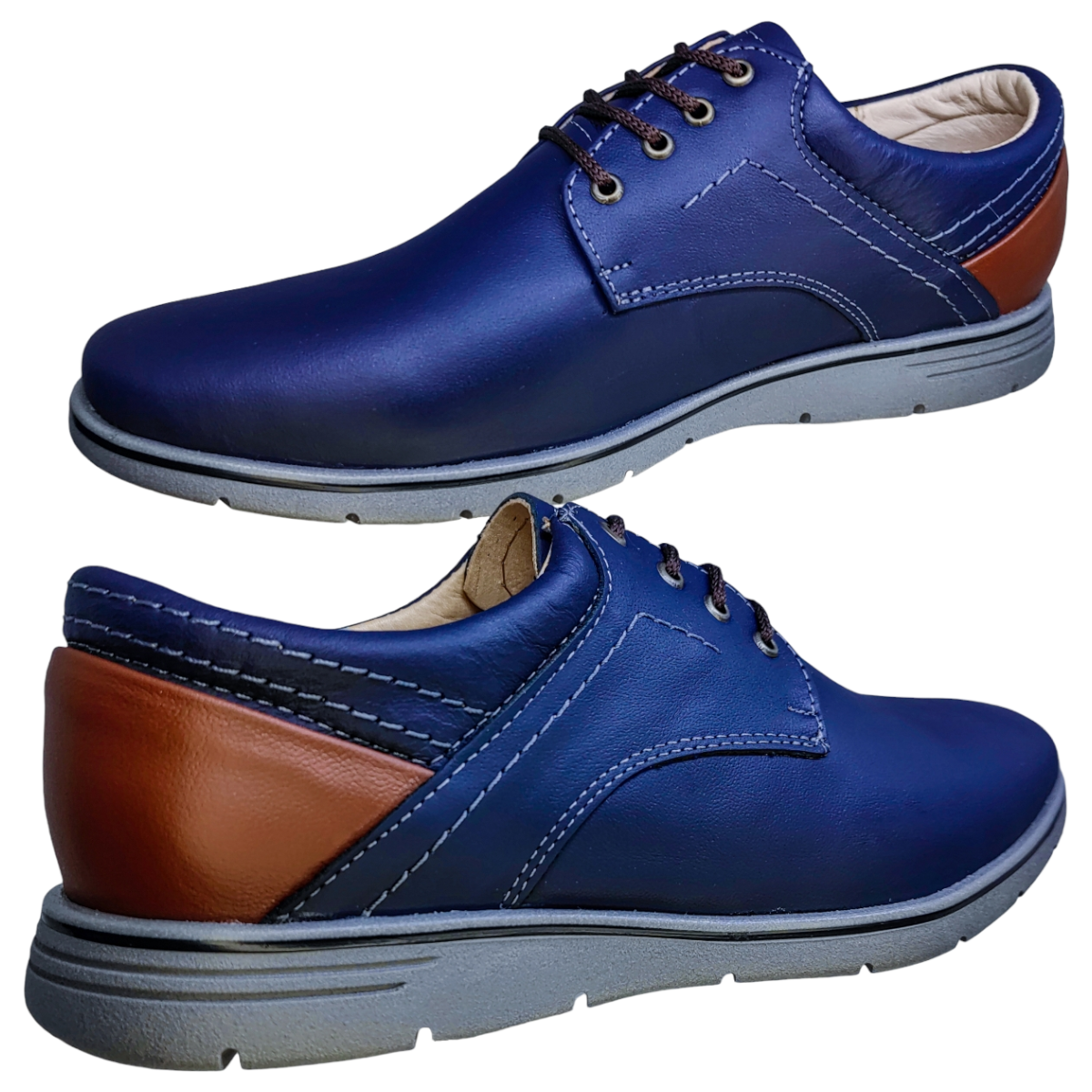 Zapatos Casuales para Hombre en Piel Vacuno Comodos.