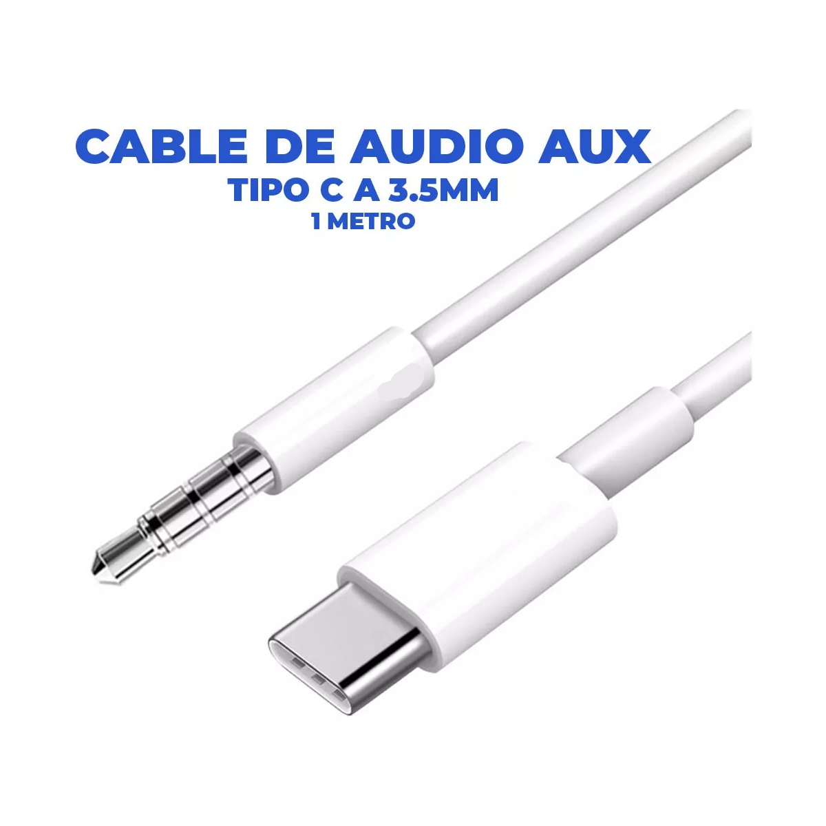 Cable Auxiliar Tipo C A Audio Estéreo 3.5mm Audífonos Coche.
