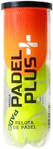 A  Padel Plus + Bote De Pelotas De Padel Rapidas De Larga Duracion Presurizadas Alta Calidad (3 Pelotas).