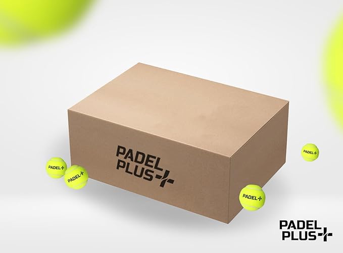 A  Padel Plus + Bote De Pelotas De Padel Rapidas De Larga Duracion Presurizadas Alta Calidad (3 Pelotas).
