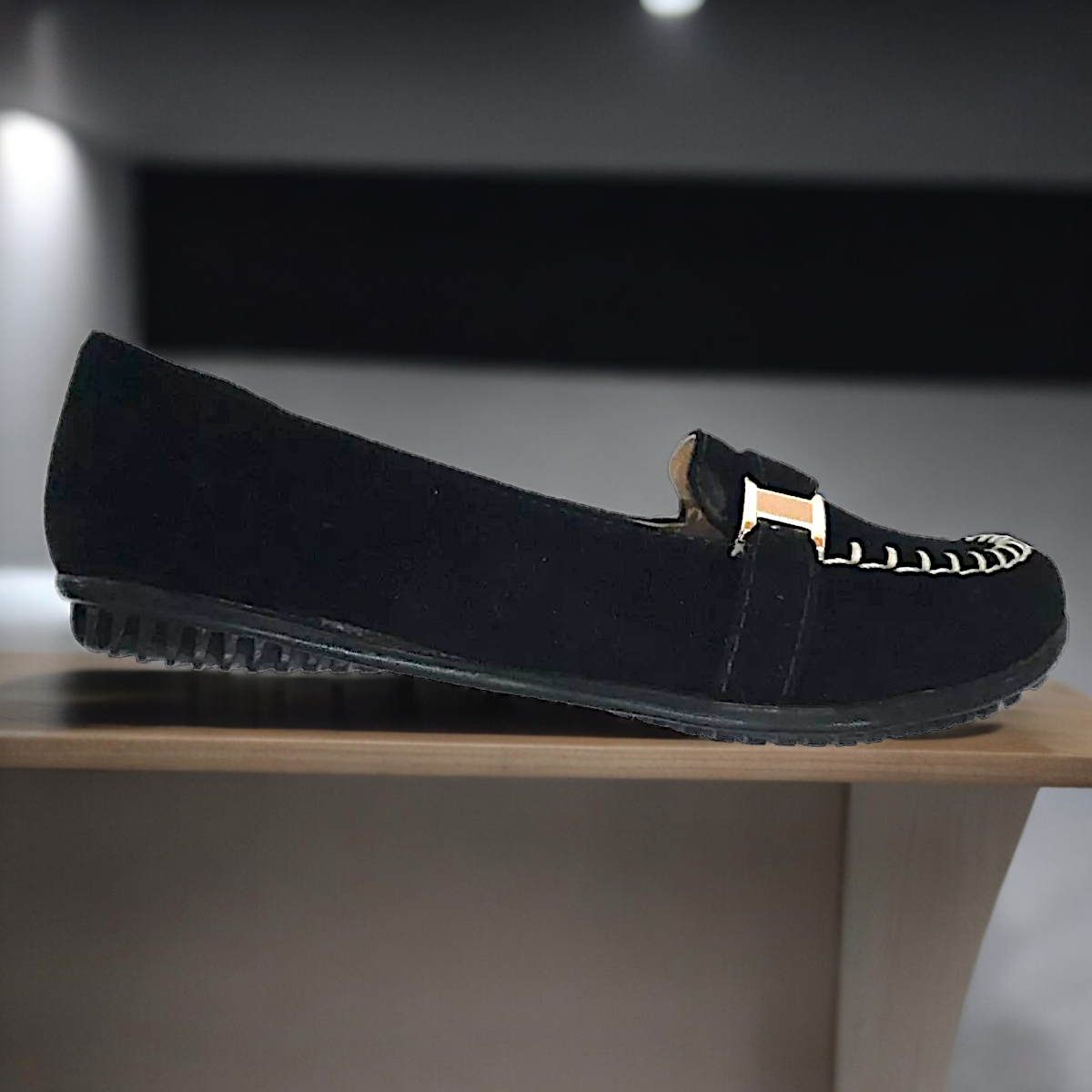 Zapato Para Dama Negro Juvenil Ligero Cómodo Confort LAS CUATAS.
