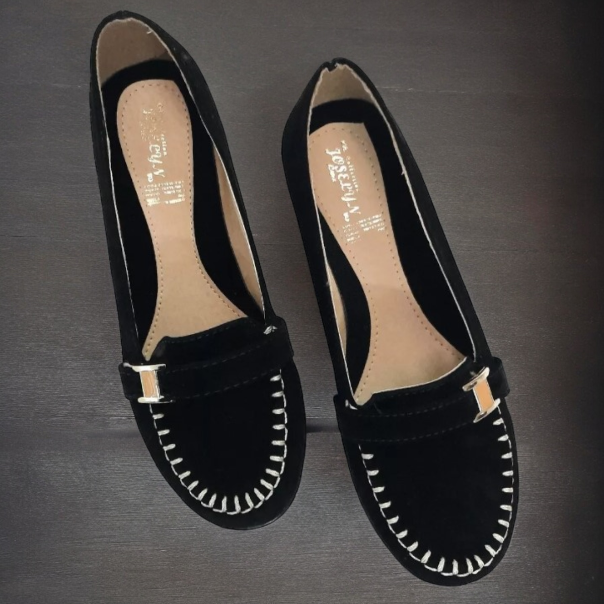 Zapato Para Dama Negro Juvenil Ligero Cómodo Confort LAS CUATAS.