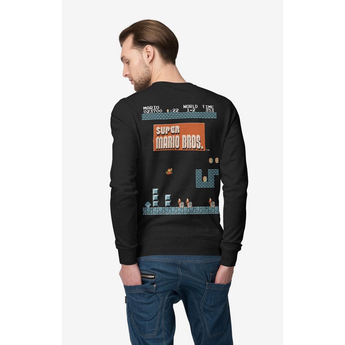 Geeknet Super Mario Underground Playera Manga Larga GameStop Exclusive