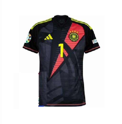 Nuevo! Jersey Alemania 2024/2025 Portero Arquero Negro Manuel Neuer 1 Talla L.