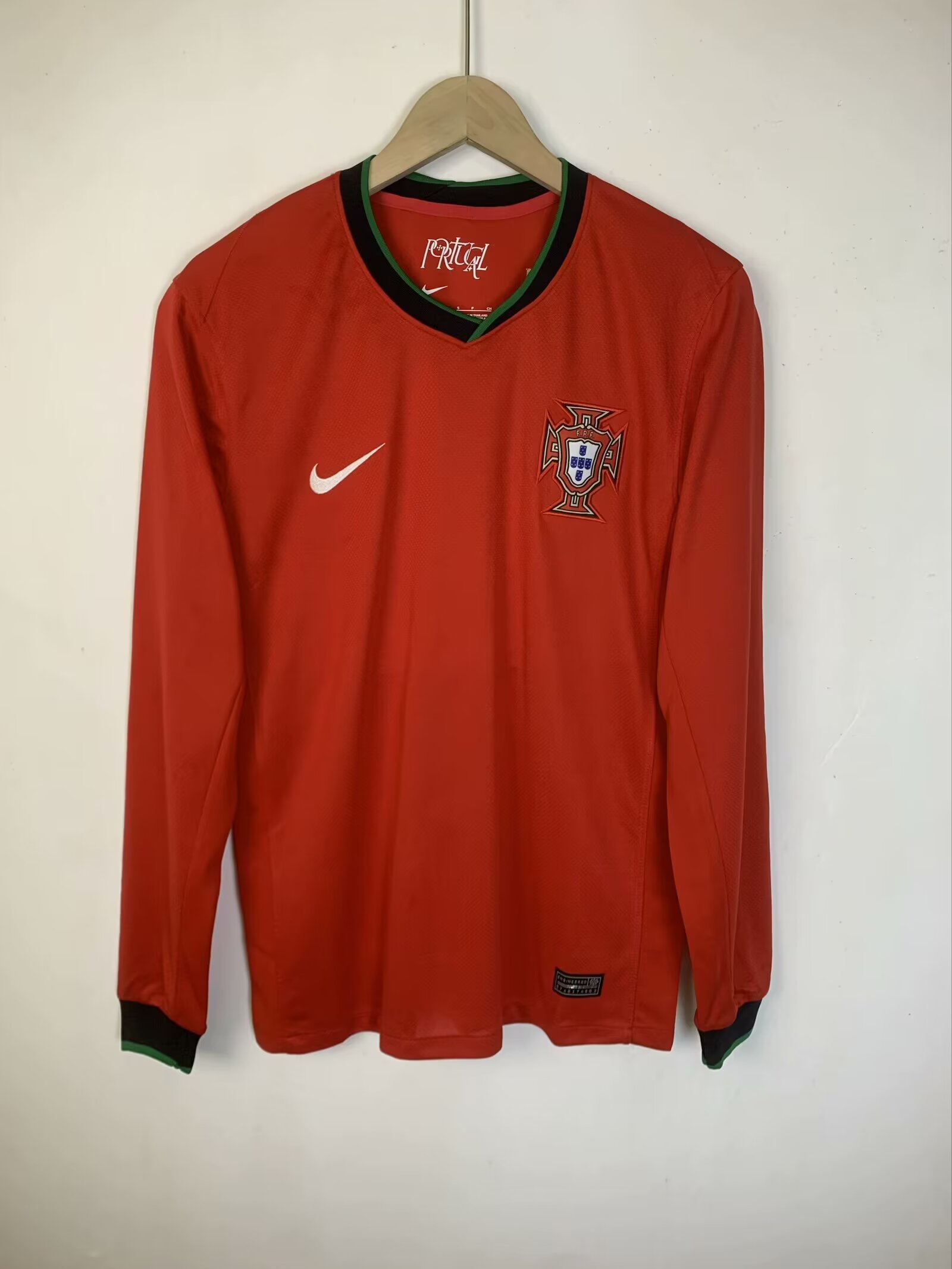 Nuevo! Jersey Portugal 2024/2025 Manga Larga Titular Local Roja Talla S.