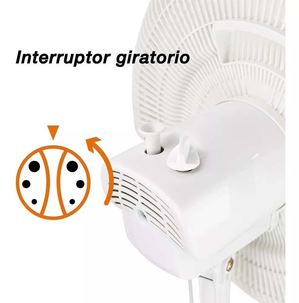 Ventilador De Pedestal Mytek De 16 Pulgadas.