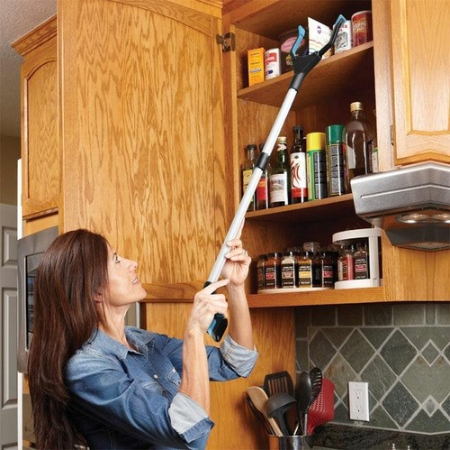 Recogedor De Basura Plegable Con Bastón Herramienta Agarra