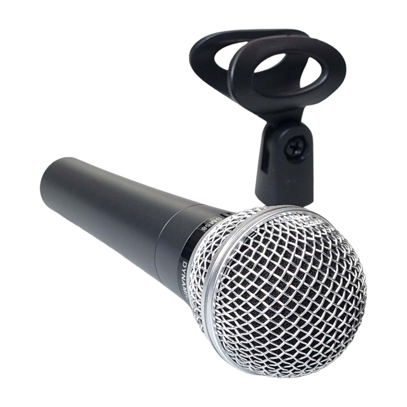 Micrófono Profesional Sm58 Ideal Para Voces Y Coros Dinámico Cardioide.