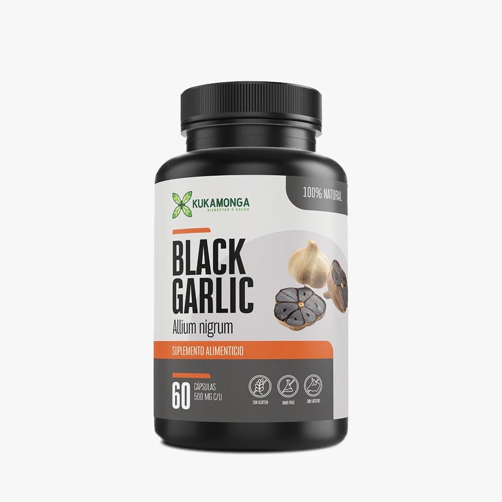Black Garlic  60 caps de 500mg.