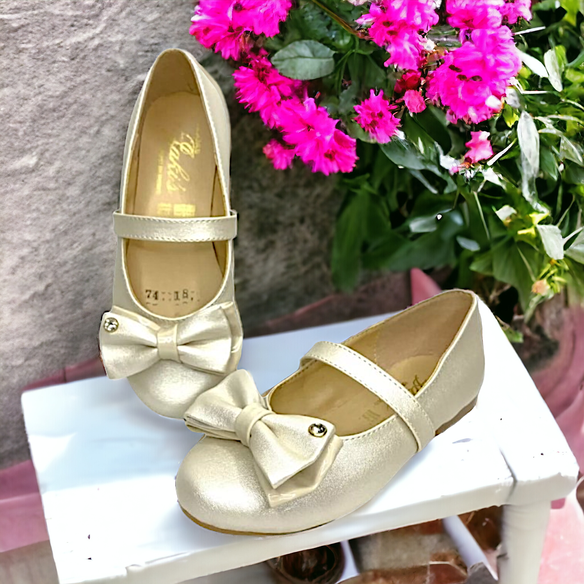 Zapatilla De Cenicienta Bella Durmiente Casual Perla Aurora LAS CUATAS.