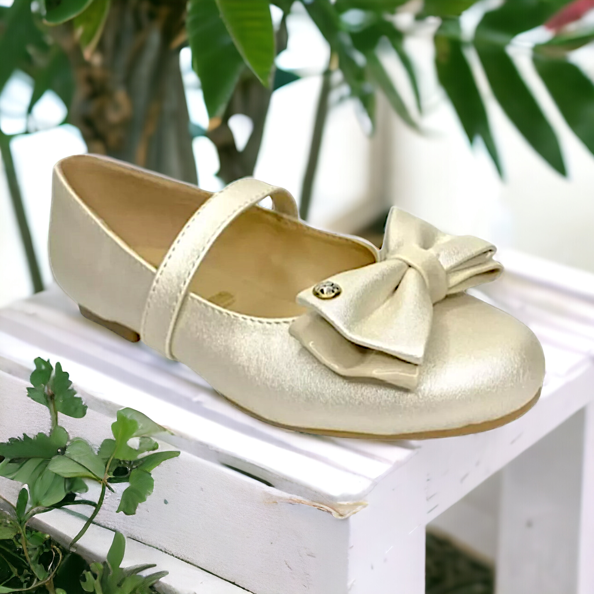 Zapatilla De Cenicienta Bella Durmiente Casual Perla Aurora LAS CUATAS.