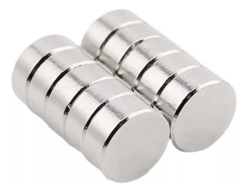 Imanes De Neodimio Redondo MEDOOSI 10pcs Imán 10 x 5 mm Super Potente