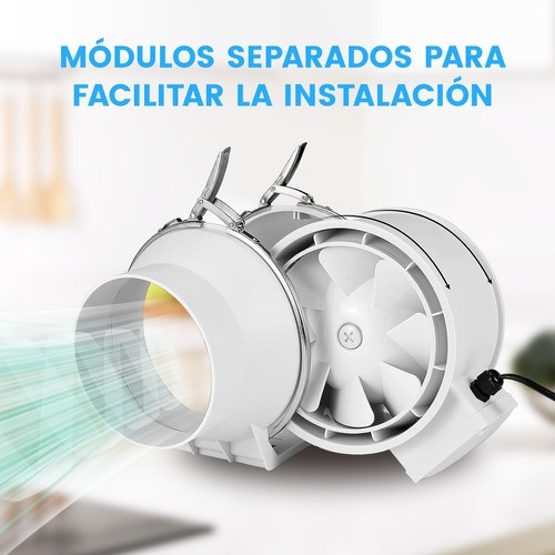 Potente Extractor De Aire Silencioso De 6 Pulgadas
