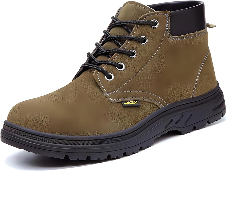 CHEHILL Tenis de Seguridad para Hombre, Zapatos de Seguridad Industrial Ligero Zapatillas Trabajo con Punta de Acero Calzado de Seguridad Transpirable Antideslizante.