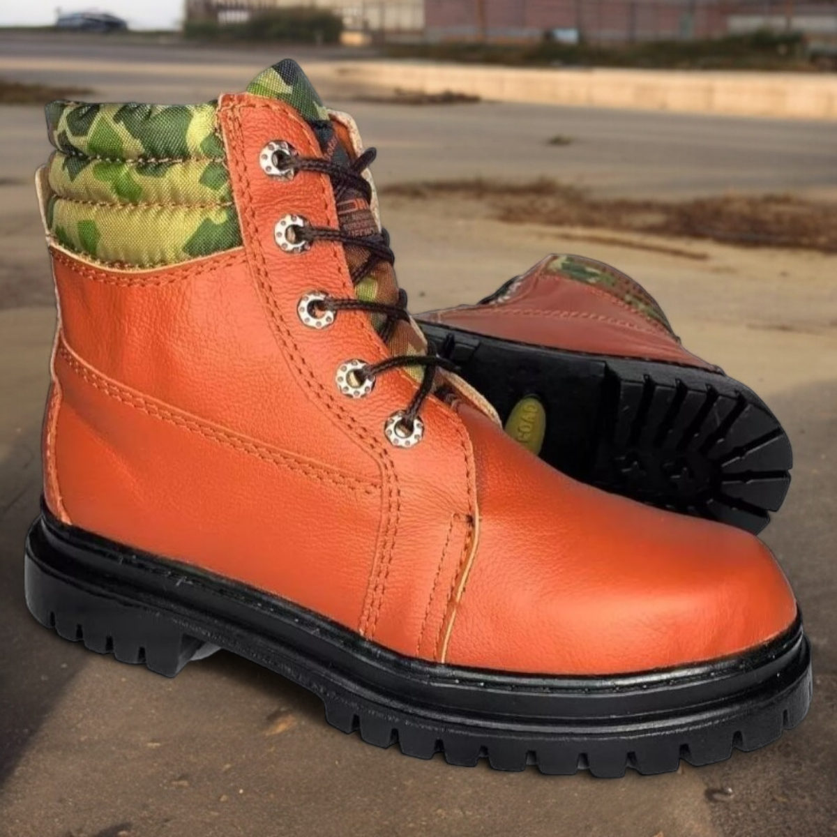Botas Industriales Seguridad De Trabajo Botas Hombre Uso Rudo LAS CUATAS