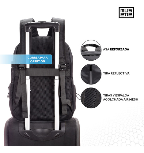 Morral Urbana Mochila Waterproof Para Laptop 15.6 Maleta Waterproof Musette