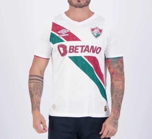 Nuevo! Jersey Fluminense de Brasil 2024/2025 Visita Blanco Talla L.