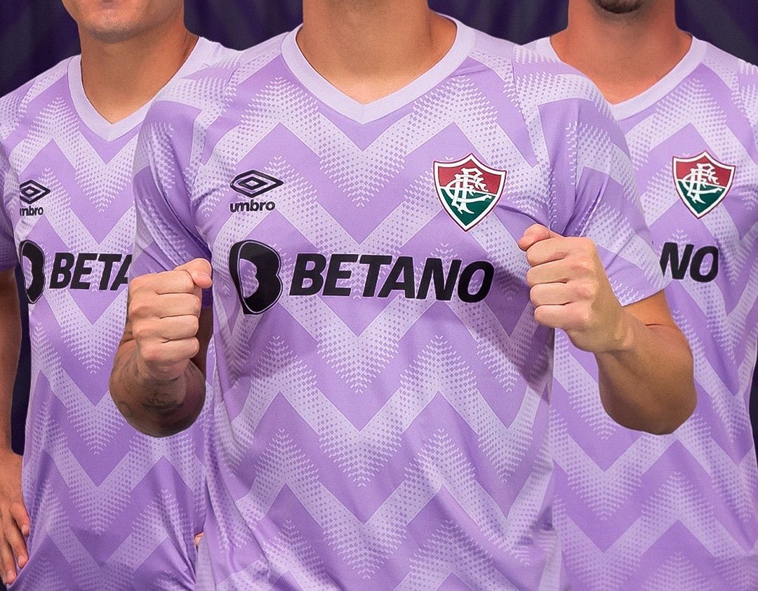 Nuevo! Jersey Fluminense de Brasil 2024/2025 Portero Arquero Morado Talla XL.