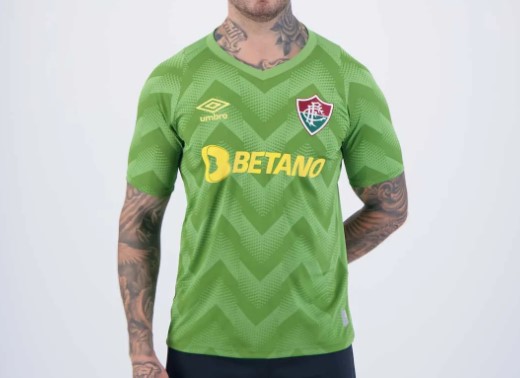 Nuevo! Jersey Fluminense de Brasil 2024/2025 Portero Arquero Verde Talla XL.