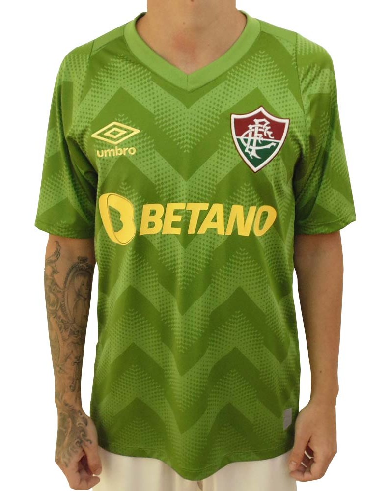 Nuevo! Jersey Fluminense de Brasil 2024/2025 Portero Arquero Verde Talla XL.