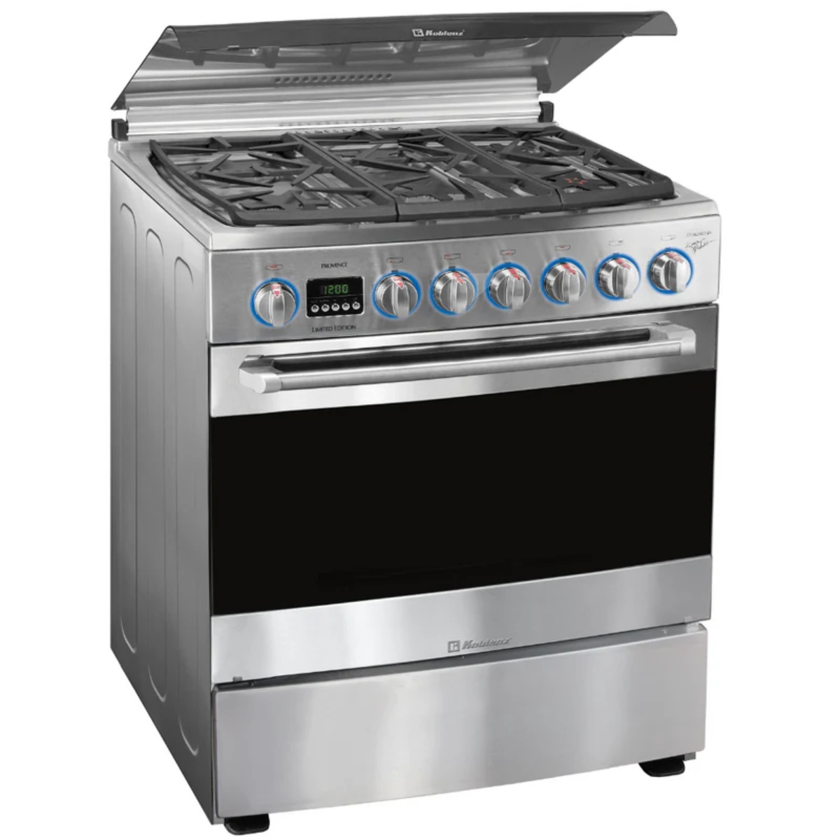 Estufa Koblenz EK6232 PCIID Provence 6 Quemadores C/Capelo Acero Inox ORTY.