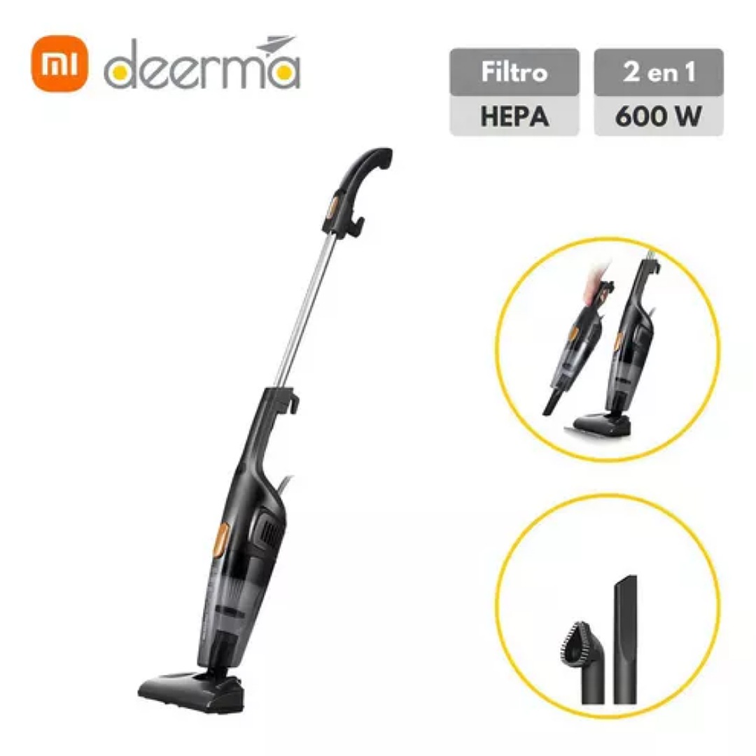 Deerma DX115C aspiradora de mano vertical 1.2L color Negro