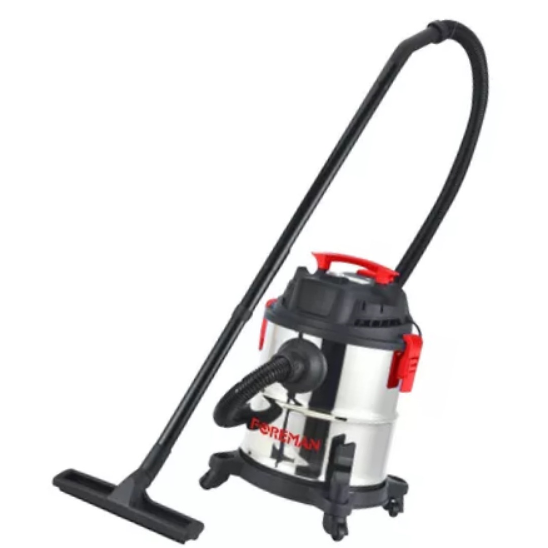 Aspiradora Industrial 20 Litros Sólidos Y Líquidos 1200w Color Rojo