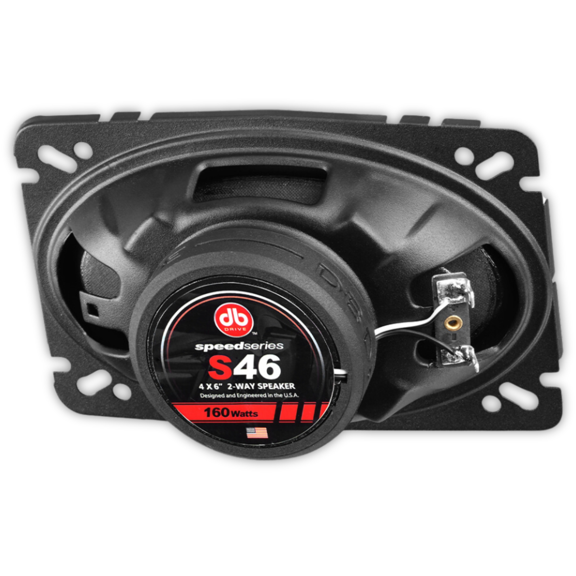 Bocinas Coaxiales DB Drive S46 160 Watts 4x6 Pulgadas.