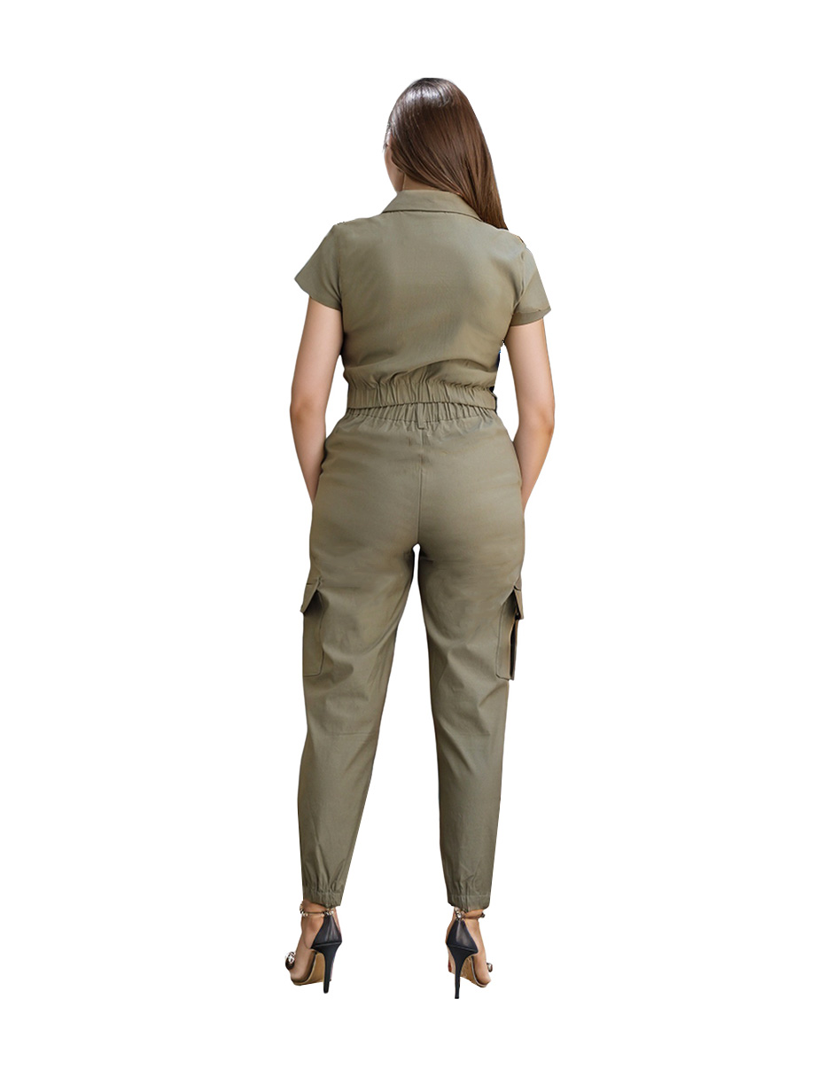 Conjunto de pantalón jogger y blusa cargo Amanda para mujer .