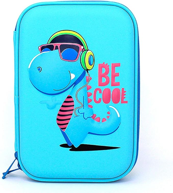 A Estuches para Lapices Lapiceros Bolsa para Bolígrafos Estuches para Plumones y Colores Lapiceras Estuches Escolares Portalápices Grande para Niña Niños (AZUL CLARO).
