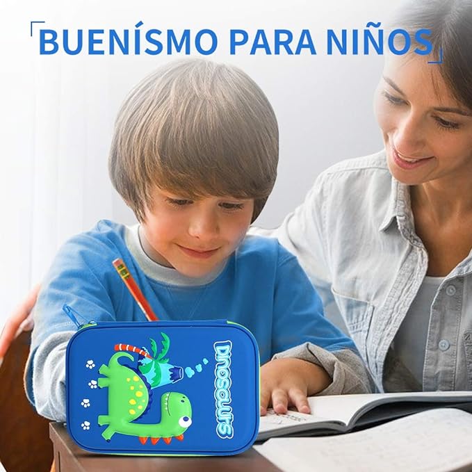 A Estuches para Lapices Lapiceros Bolsa para Bolígrafos Estuches para Plumones y Colores Lapiceras Estuches Escolares Portalápices Grande para Niña Niños (verde).
