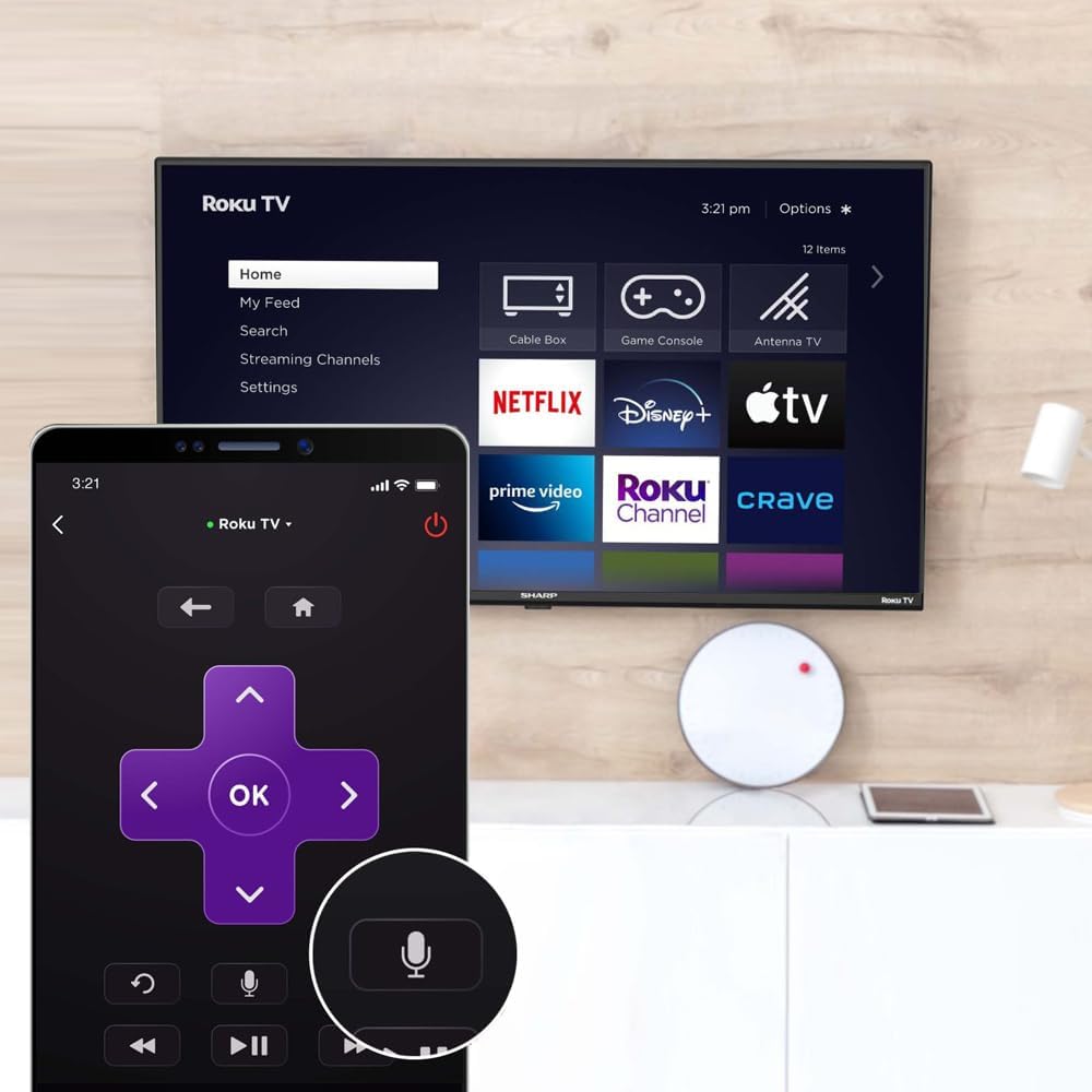 Pantalla Sharp 40 Pulgadas Roku FHD 2T-C40EF4UR.