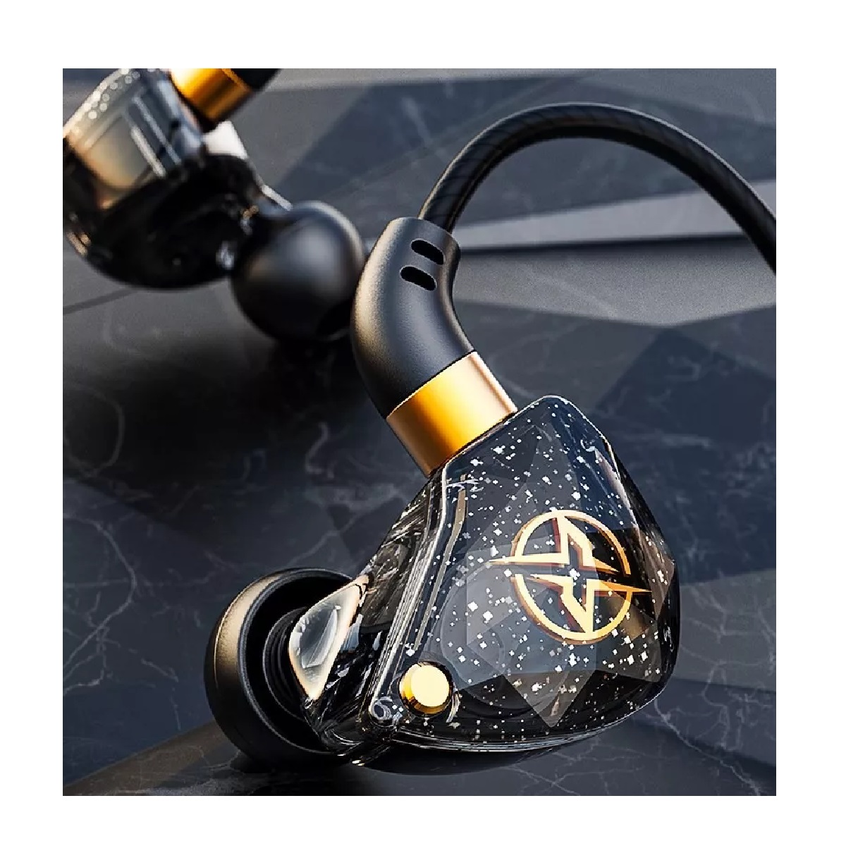 Audífonos In-ear Monitor Con Micrófono 3m Cable Para Xbox Ps