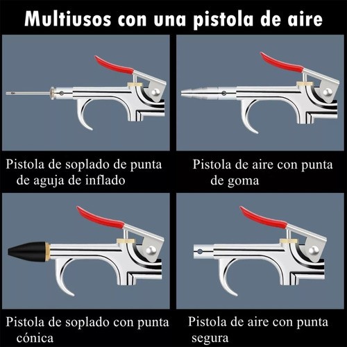 "Kit Accesorios Aire Para Compresor Con Manguera 20 Piezas "