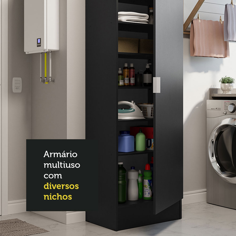Armario Lavanderia Multiuso Modular 1 Puerta Madesa NN.
