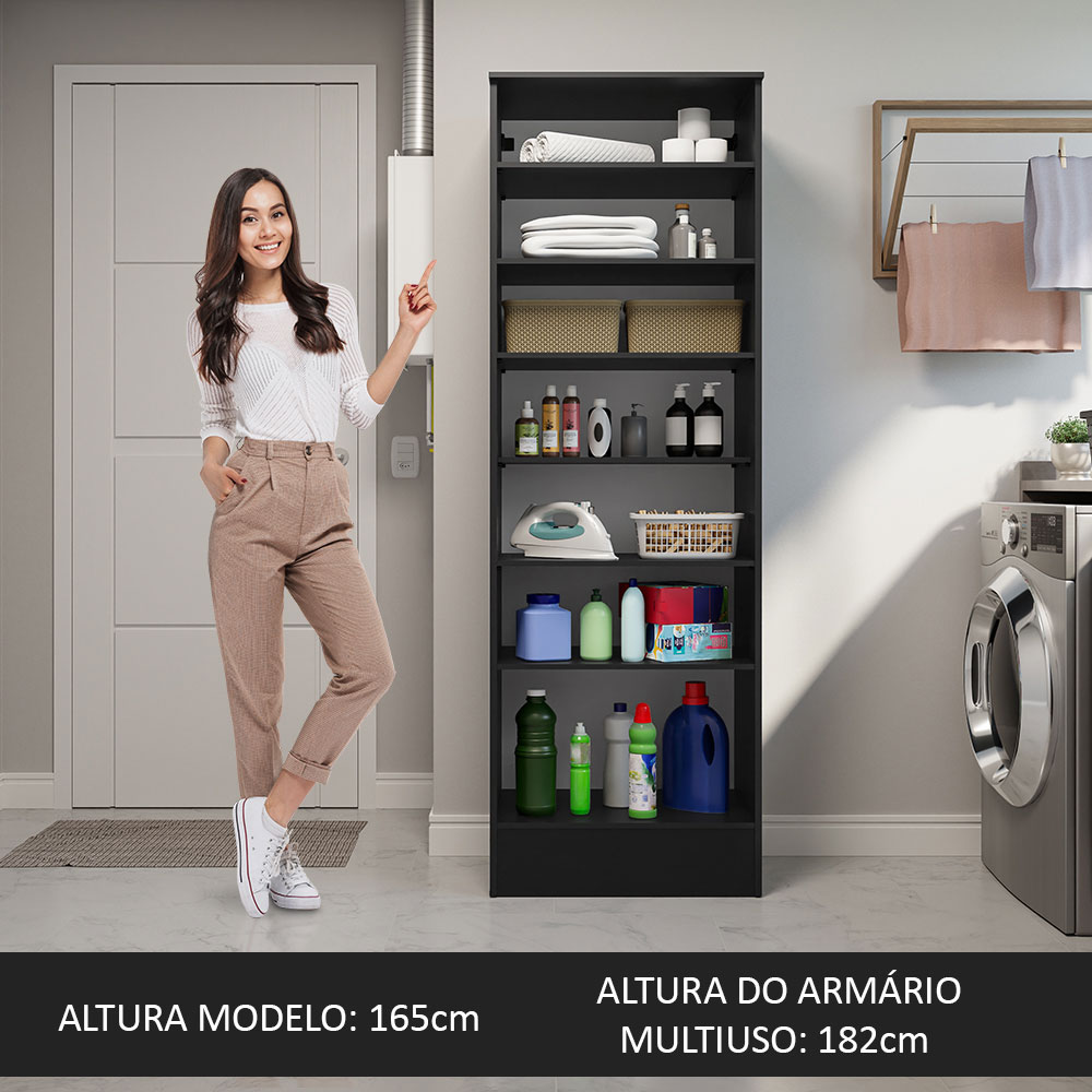 Armario Lavanderia Multiuso Modular 1 Puerta Madesa NN.