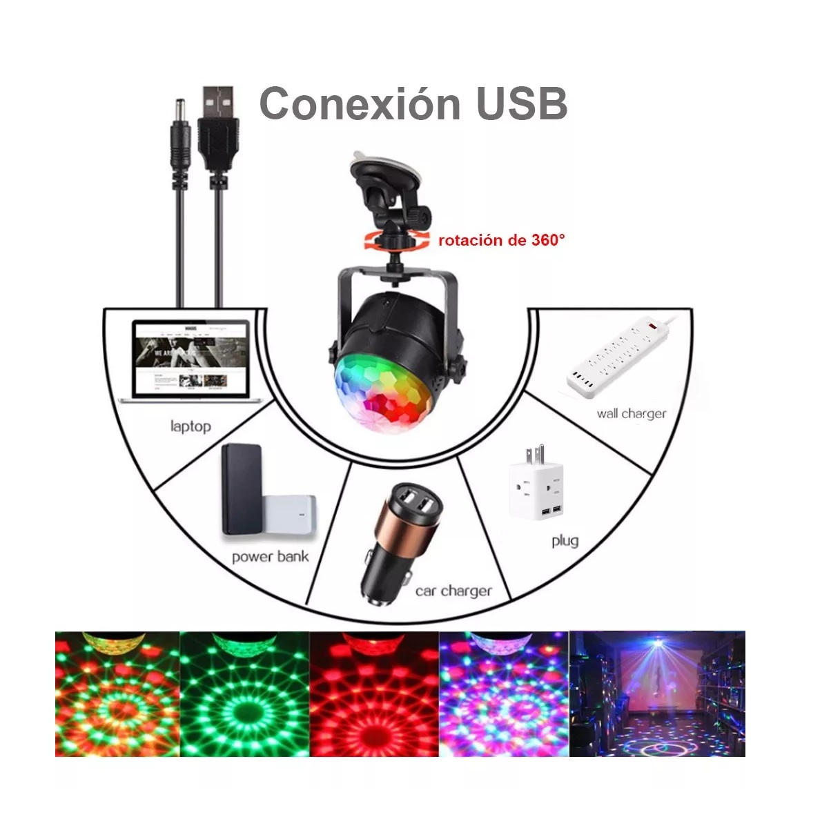 Proyector Laser Luces Party Dj Escenario Fiesta Telecontrol