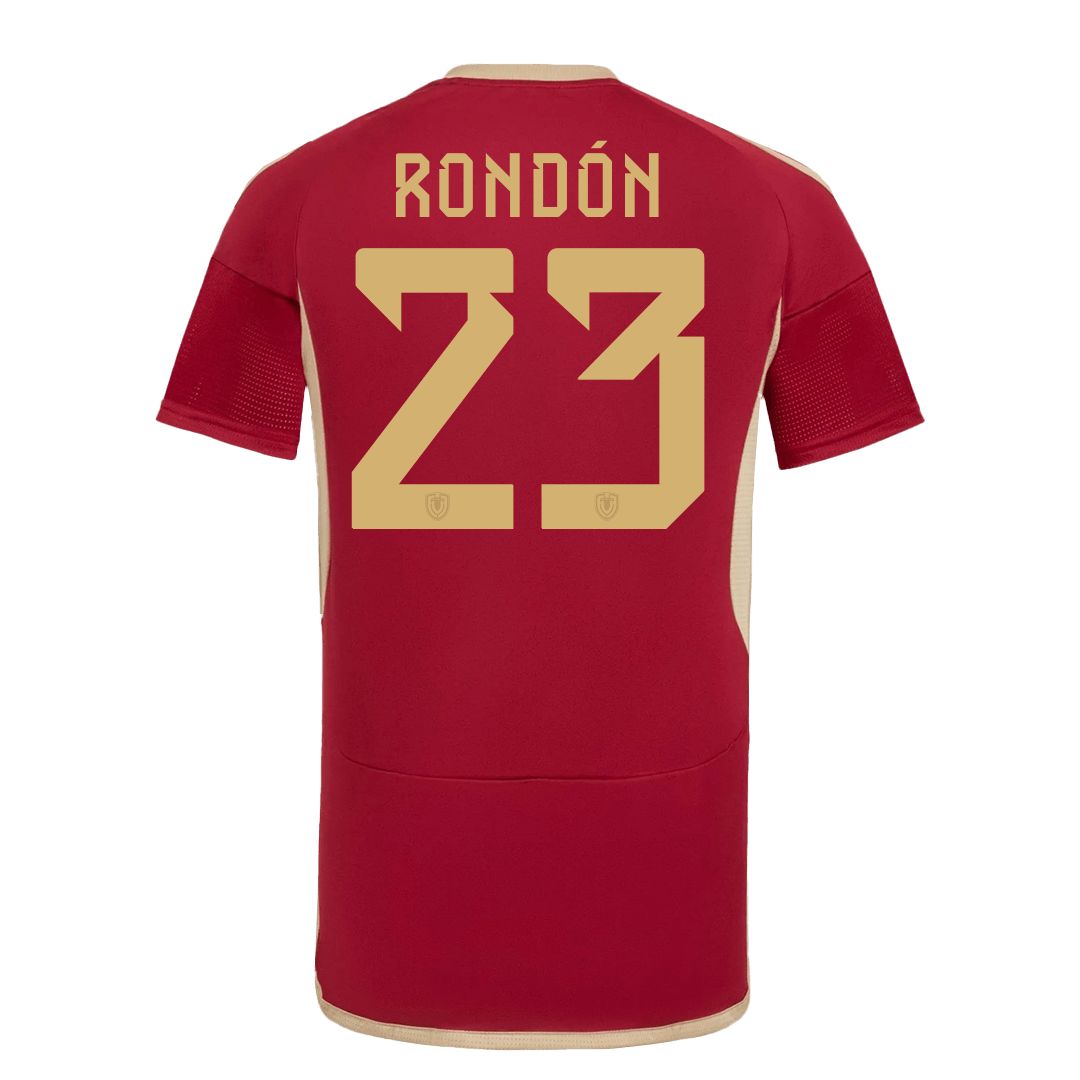 Nuevo! Jersey Venezuela 2024/2025 Titular Local Vino Salomon Rondon 23 Talla XL.