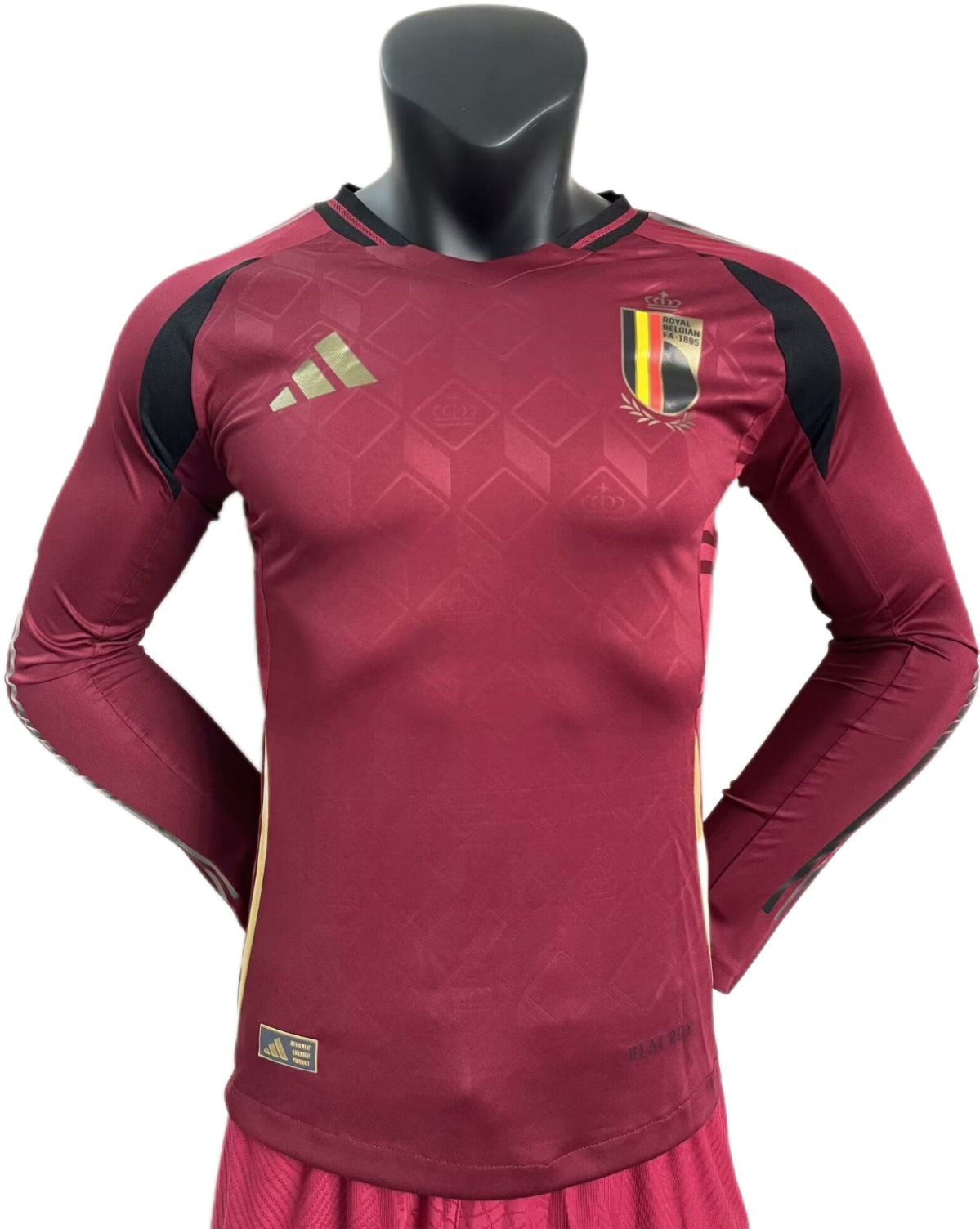 Nuevo! Jersey Belgica 2024/2025 Manga Larga Titular Local Talla L.