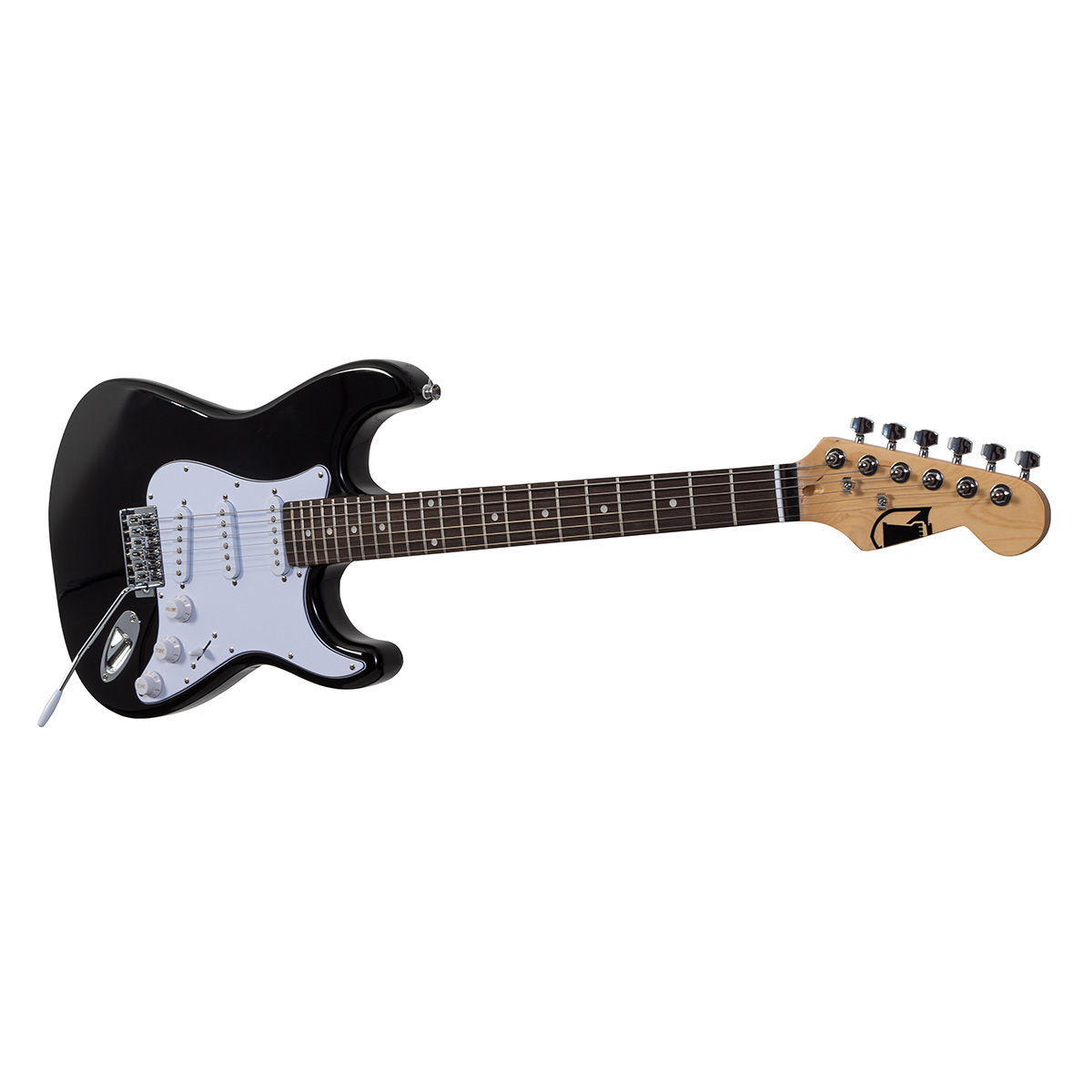 Guitarra Eléctrica Kaiser Negra De 39  Y 6 Cuerdas KGE-3901.