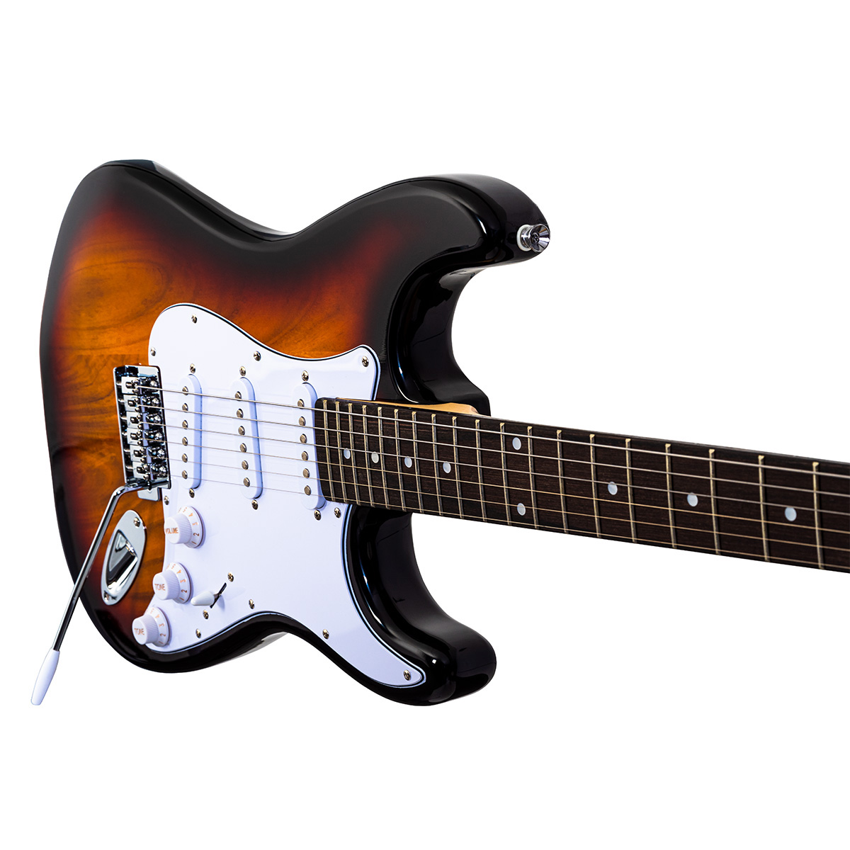 Guitarra Eléctrica Kaiser Café De 39 Y 6 Cuerdas KGE-3902.