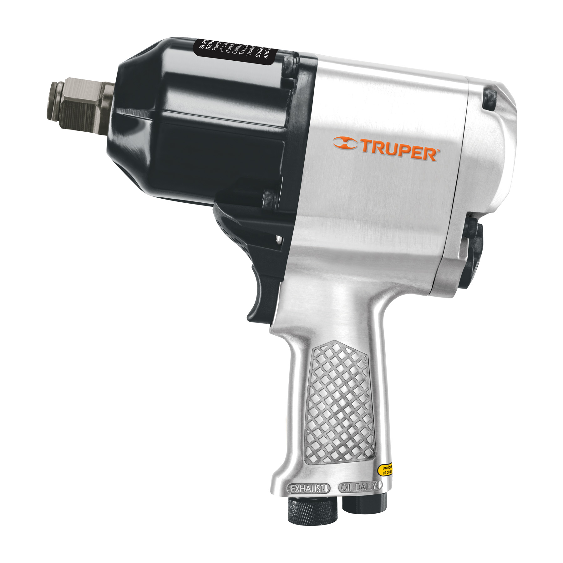 Llave de impacto neumática Truper 3.4 pul industrial TPN776X2 plateado