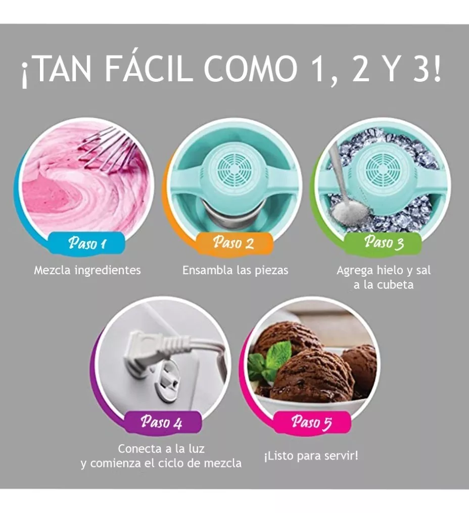 Maquina Para Hacer Helado Elite Casero 4QT
