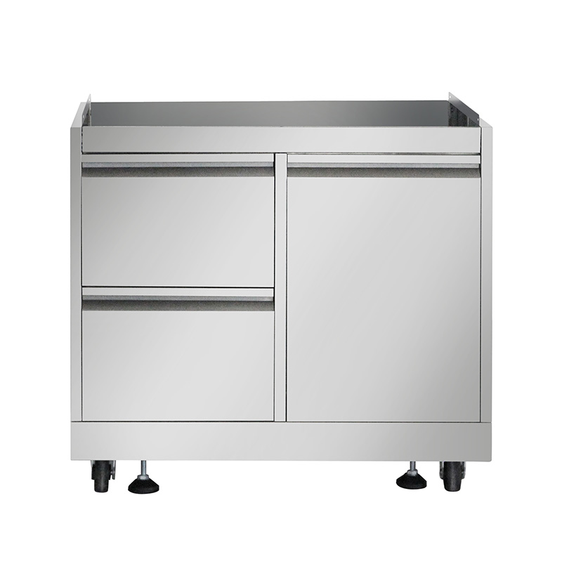 Set de Asador 4 Quemadores con Gabinete en Acero Inoxidable THOR Kitchen