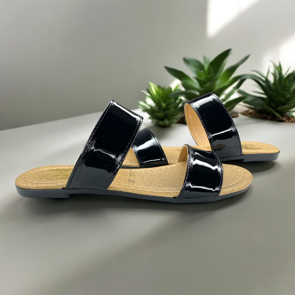 Huaraches De Niña Negros Estilo Verano Playero Oferta Fresco LAS CUATAS.
