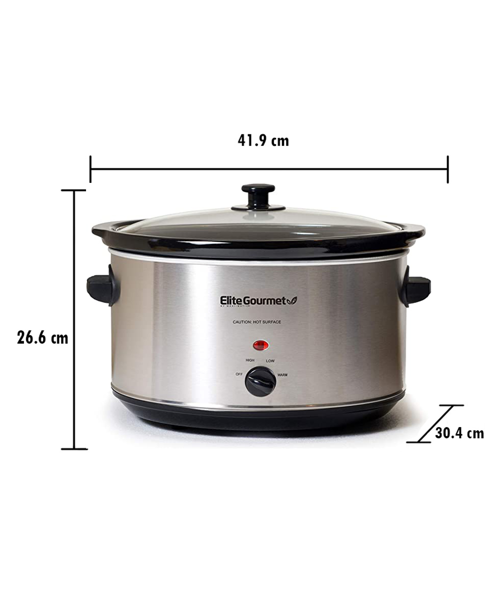 Olla Cocción Lento Cocimiento 8.5 Elite Gourmet