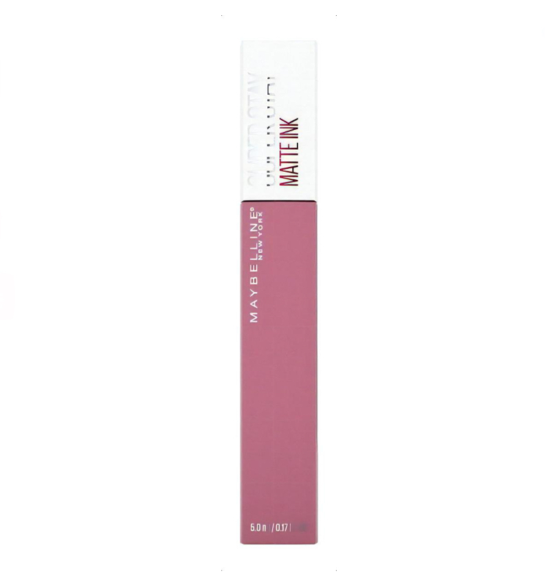 Labial Líquido Maybelline New York Superstay Matte Ink Acabado Mate Color 180 Pink Revolutionary.
