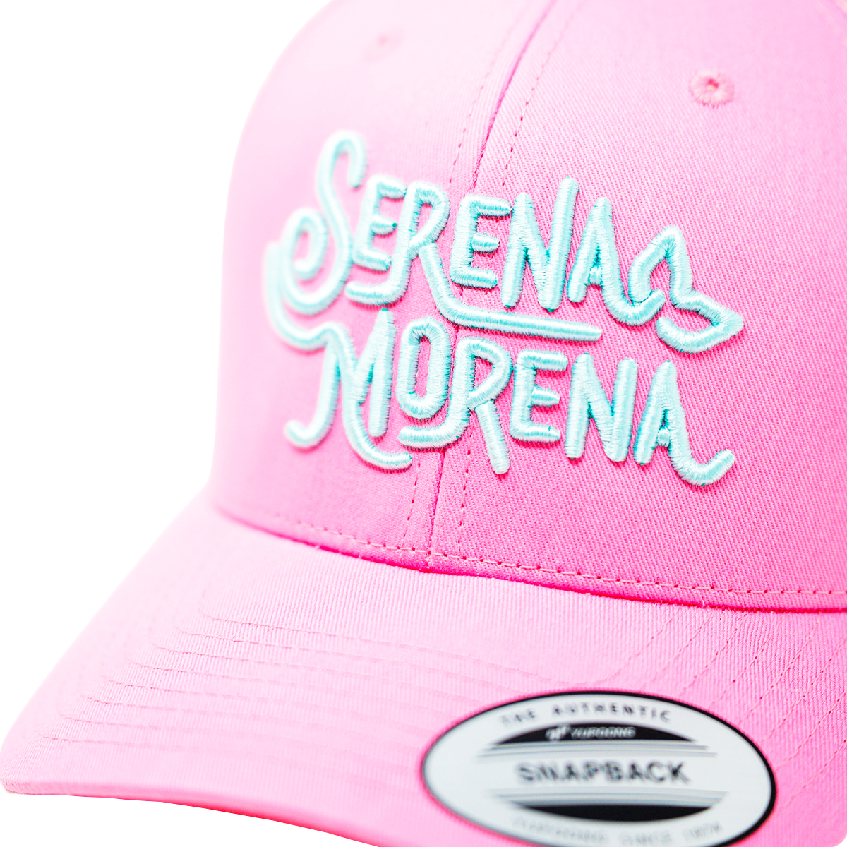 Gorra Yupoong Retro Trucker Rosa Serena Morena.