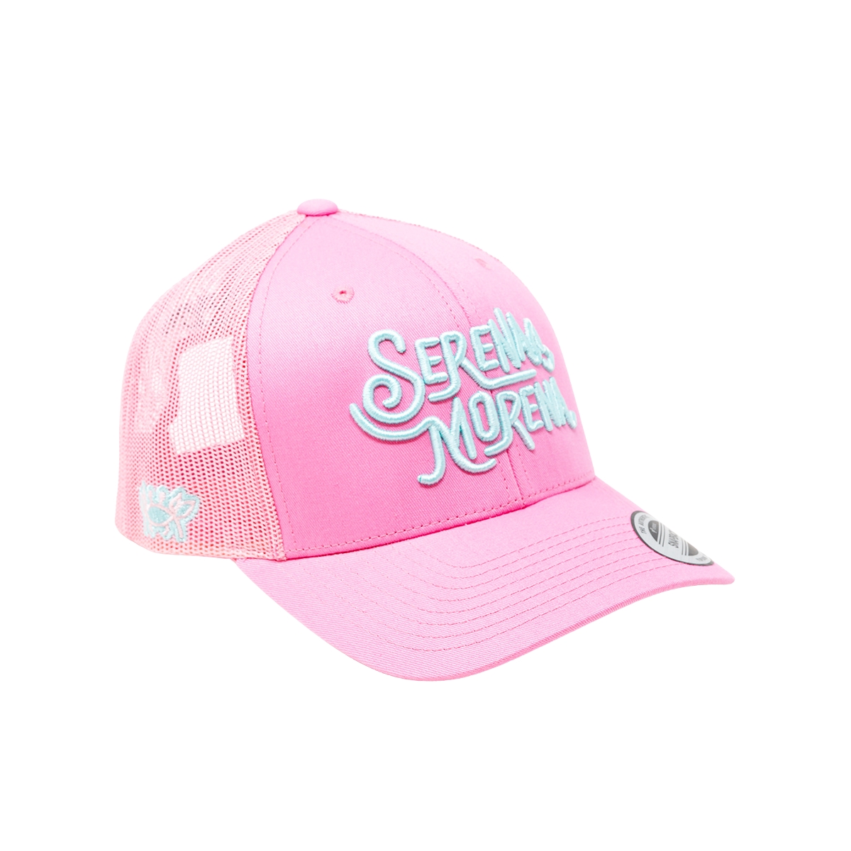 Gorra Yupoong Retro Trucker Rosa Serena Morena.